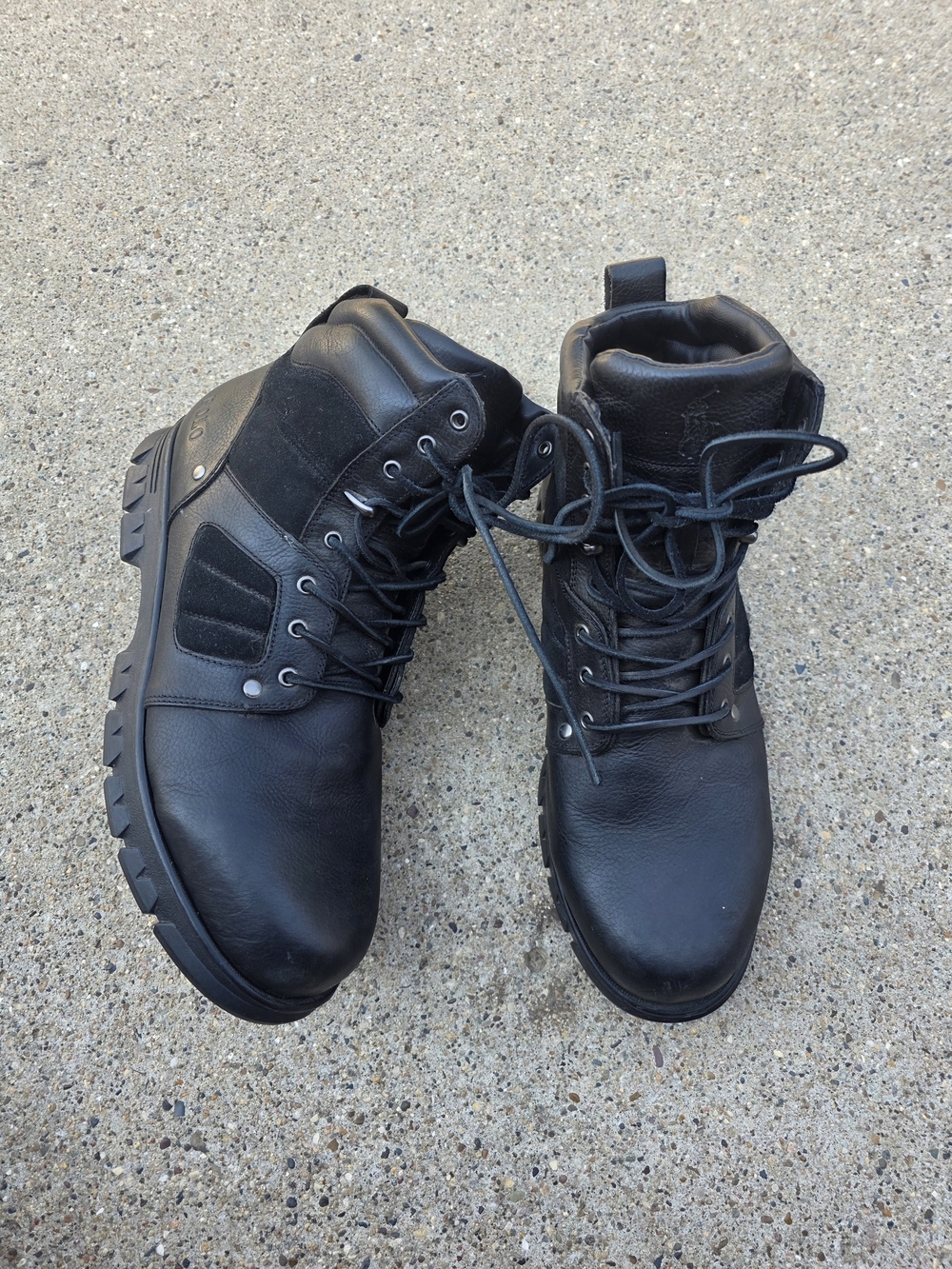 Polo Ralph Lauren Diego boots feature a rugged tread Men 14D